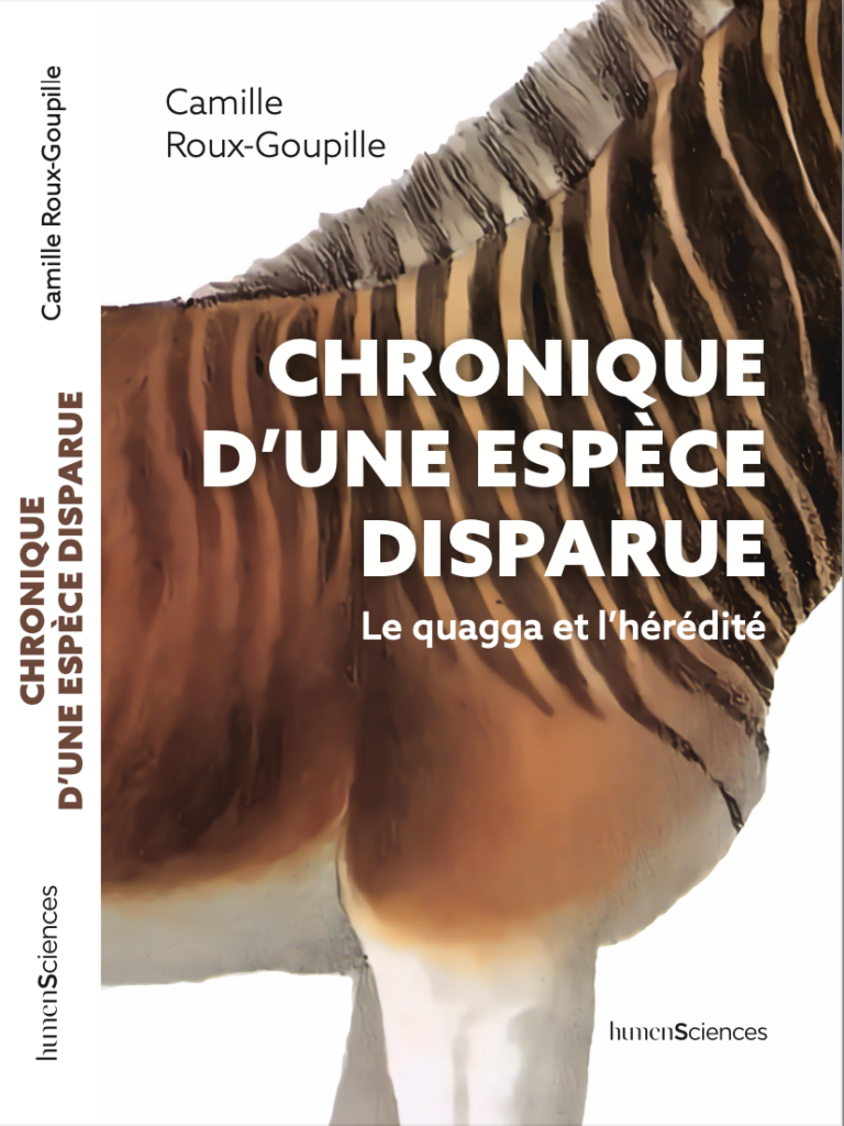 Couverture du livre "Chronique d'une espèce disparue" (2024)